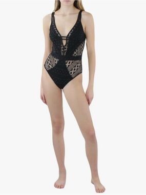 Becca by Rebecca Virtue Color Play Plunge One-Piece